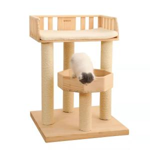 China Detachable Modern Cat Tree Cat Climbing Frame Skin Friendly on sale