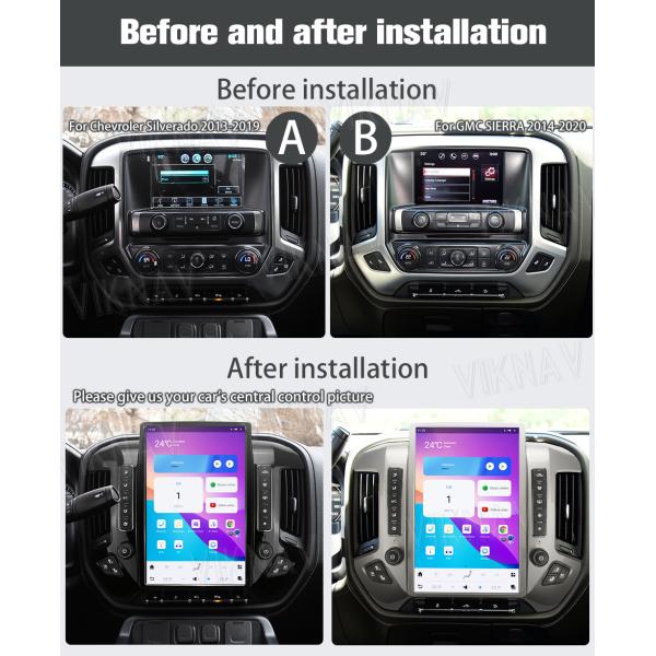 Viknav Car Radio Car Radio For Chevroler Silverado / GMC SIERRA (2013-2020)14.4 inch Android Upgrade Auto audio Wireless
