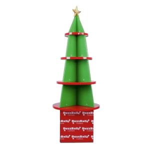 China cardboard book paperboard floor display stand cardboard shipper display christmas tree cardboard display on sale