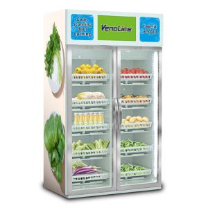 Wholesale 1100V Vegetable Vending Machine DEX System Gravity Sensing Screen Free from china suppliers