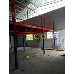 Upright Support Frame Mezzanine Platform Rack , Industrial Pallet Racking