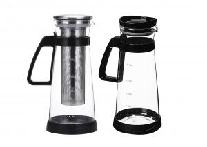 Wholesale Professional Ice Tea Maker / Glass Infusion Pitcher With Stainless Steel Filter from china suppliers