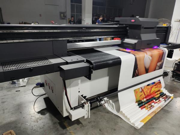 Quality 1440 DPI CMYK White Ink UV Roll Printer With Ethernet / USB Interface for sale