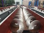 Rustproof Small Auger Spiral Flight Helical Blade For Lime Powder Conveying