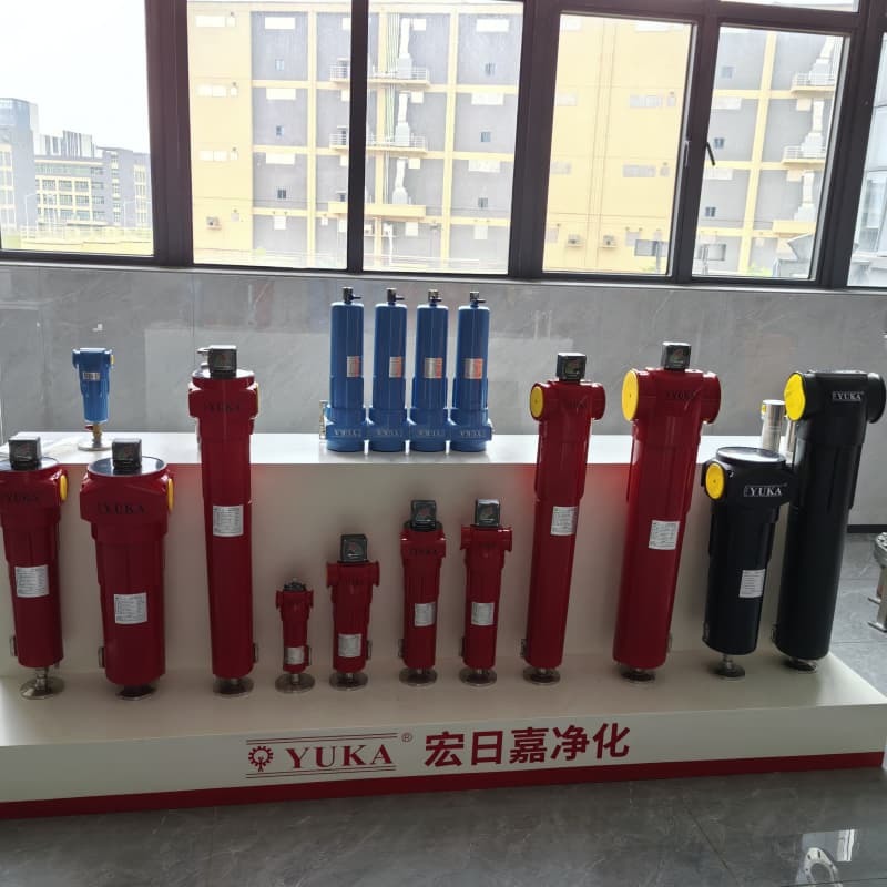 Air Compressor Filter Element Without Clapboard Operate Temperature 1.5-80ºc for Oil-Free Compressors