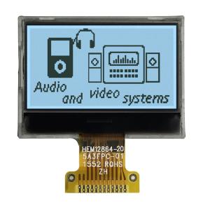 Wholesale FSTN Positive 128x64 LCD Graphic Display COG 3.3V SPI Interface With White Backlight from china suppliers