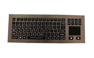 Wholesale Polymer Industrial Computer Keyboard 88 Keys IP67 Dynamic Waterproof Backlit from china suppliers