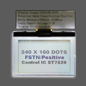 Wholesale COG 240160 Fstn Lcd Module Monochrome LCD Display White Backlight Micro from china suppliers