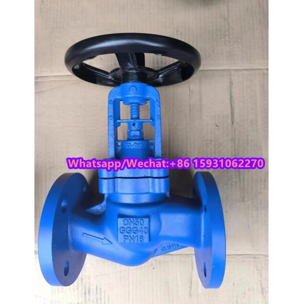 DIN flanged cast iron globe valve manufacturer