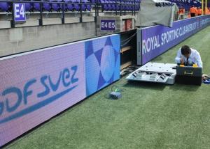 China Inside Sport Arena Led Perimeter Scrolling Message Boards p10 Smd 3 In 1 on sale
