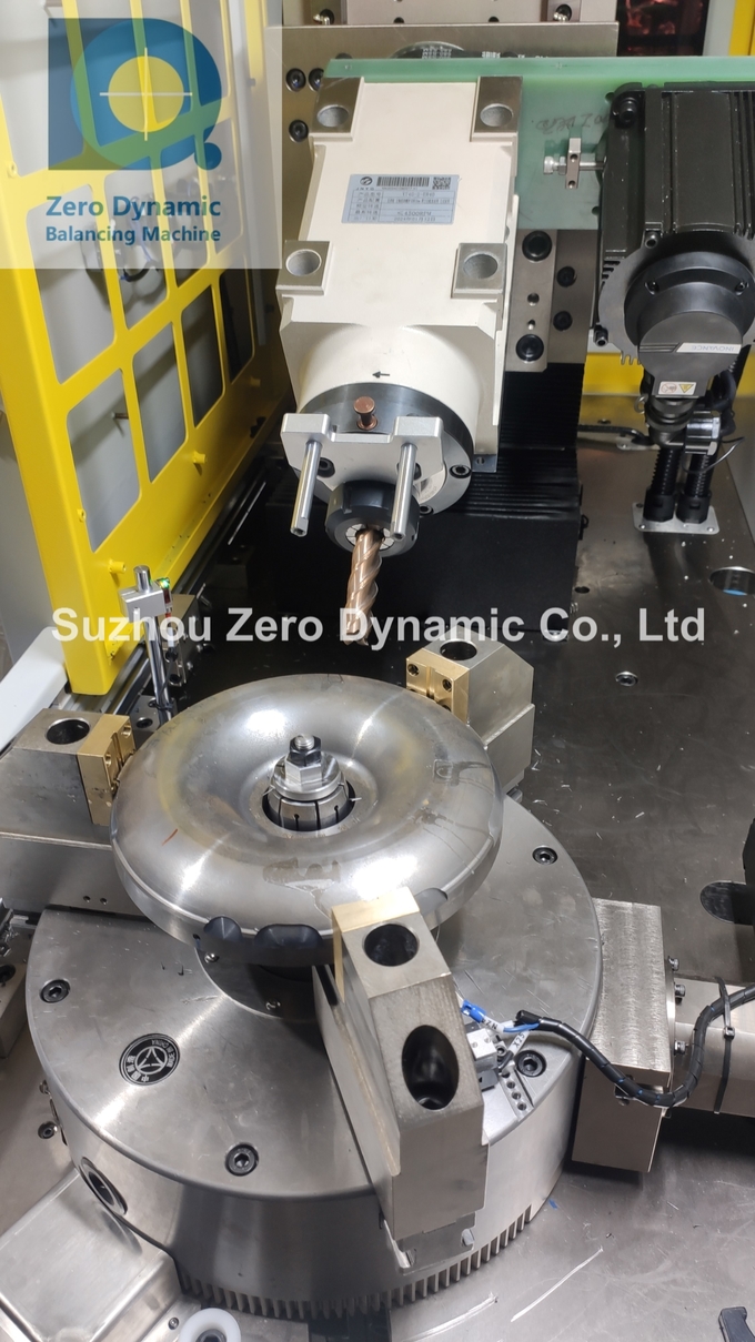 Hydraulic Torque Converter Automatic Balancing Machine Vertical Single Plane Inclined Milling Correction Balancer
