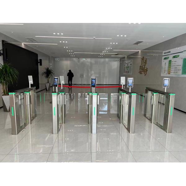 SUS304 1.2mm Stainless Steel Turnstile Brushless Anti Collision Speed Gate