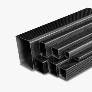 Wholesale UV Resistant Square Carbon Fiber Tube 3K Carbon Fiber Rectangular Tube from china suppliers