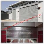 Fire Prevention Motorized Steel Sliding Doors With American Standard Industrial