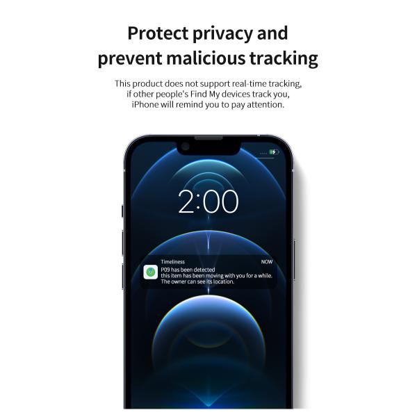 80-100dB Bluetooth Mini GPS Lost Item Tracker Finder Device for Apple Find My Key ITag IOS System