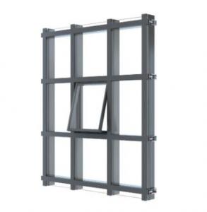 Wholesale 2.0mm Thick Aluminium Curtain Walls Exposed Hidden Frame Glass Curtain Wall System from china suppliers