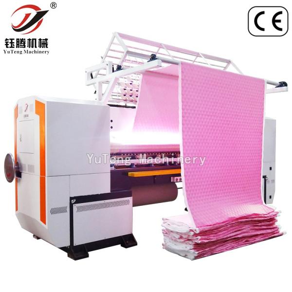 PLC Computerised Lock Stitch Quilting Machine For Bed Sheet Making