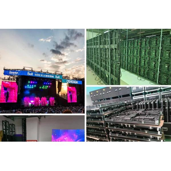 Outdoor Rental/Die-Cast Aluminum P5 LED Display Module 1/16 Scanning 640*640mm Cabinet Waterproof Large Event