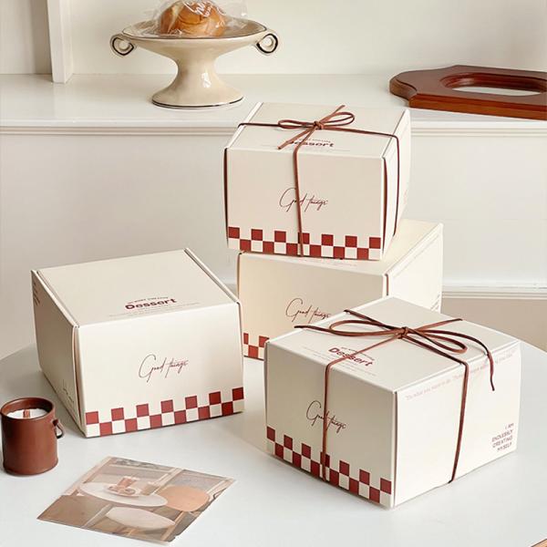 Thickened White Packaging Paper Box Cardboard Collapsible Cardboard Box 10cm