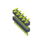Industrial PCB Header Connector , Single Row Header Connector Signal Transmissio