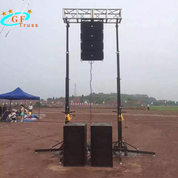 Event Lighting Speaker Truss Crank Stand Telescopic Lifting Tower