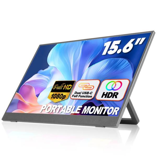 15.6 inch Portable External Monitor IPS Panel Type For Your Business