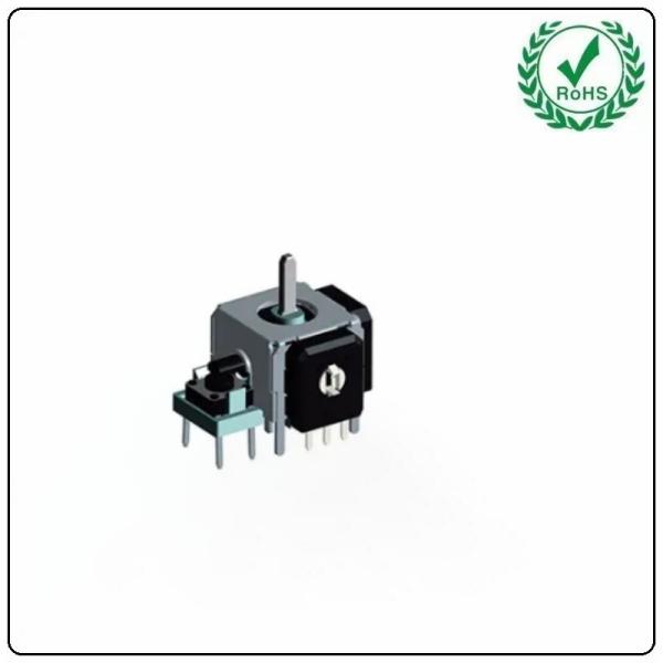 Quality Mini Rotary Spring Return 10k Linear Slide Potentiometer Thumb Knob With Switch for sale