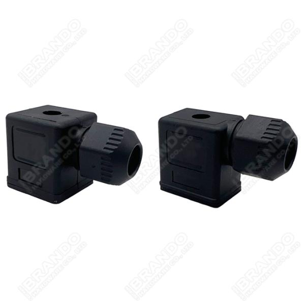 DIN43650A Solenoid Valve Coil Connector Transparent DIN 43650 Form A 4