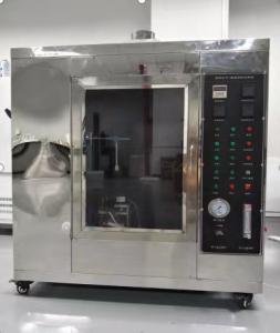 China IEC707 Horizontal Flammability Testing Equipment 1400x600x1900mm For Tensile on sale