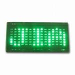 Digital Dot-Matrix LED text display message cap green light
