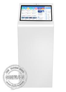 China Hospital Queue Management System PCAP Touch Screen Kiosk 21.5 Inch on sale