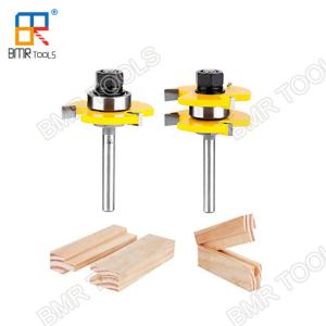 Wholesale BMR TOOLS 1/4 Inch Shank Carbide Tipped Tongue and Groove Assembly Bits for Woodworking from china suppliers