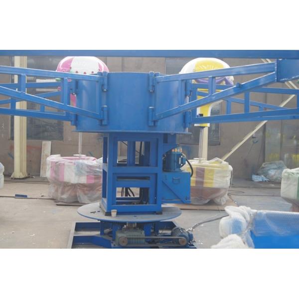 32 Seats Trailer Mounted Rides With Colorful Balloons And Beautiful Cabins