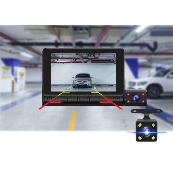 AVI Mini 3 Lens Car DVR Dash Cam Recorder HD 4 Inch GC2053 Sensor