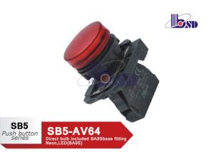 China Industrial Red Momentary Button Switch Push Button Control Switch 660V on sale