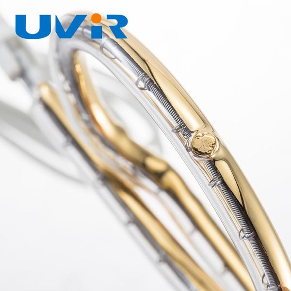 24-575V 1100-2600℃ Infrared Heater Tube with 8mm Diameter for High-Temperature Oven Heating