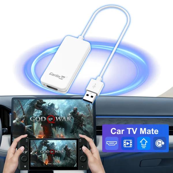 Quality HD2CP Orginal Wired Carplay Upgrade HDMI Video Input Conversion Box 1080P Car TV Mate Adapter Stream Carplay for sale