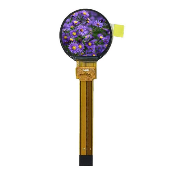 0.99-Inch Round TFT Display | 128×115 Resolution, 12PINS SPI Interface, Compact for Smart Bands & Wearable Health Monitors