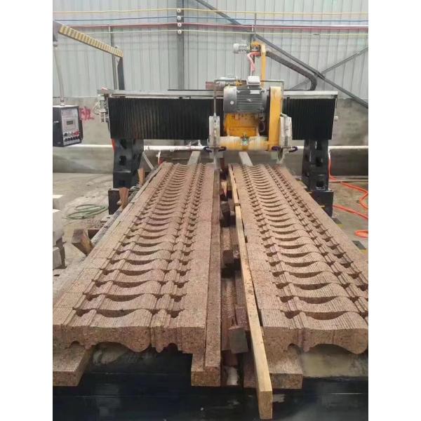 PLC 8.5kw 850mm Linear Marble Edge Profiling Machine Gantry Type