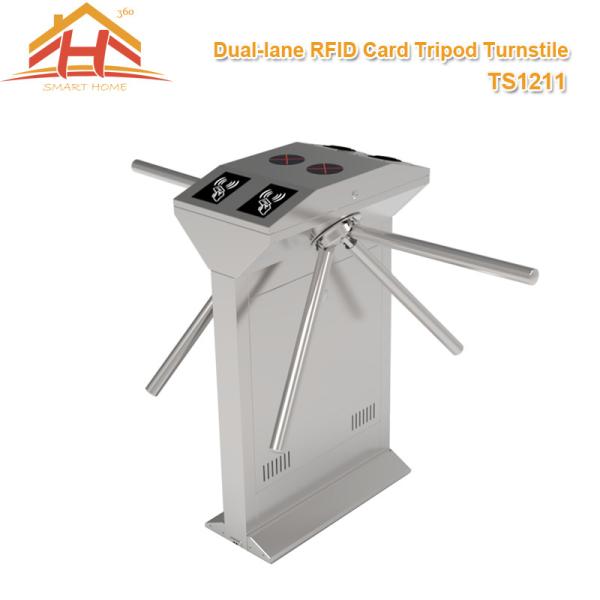 Quality Building Access Control Systems Drop Arm Turnstile , Electronic Turnstile Gates for sale