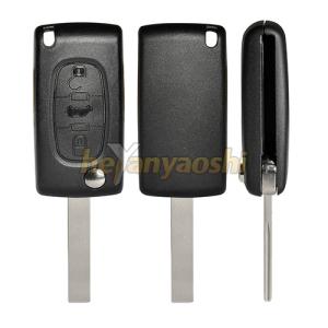 3 Buttons Fiat Key Shell , HU83 Blade Fiat Key Case Smooth Surface Long Lifespan