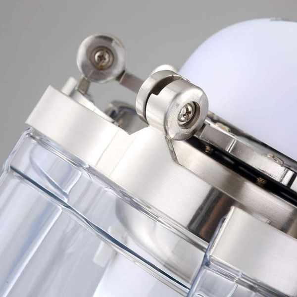 SENKAI Modern Retro Luxury Invisible ABS 8 Fan Blade Ceiling Fan With Light Iron Lamp Body LED Ceiling Light For Bedroom