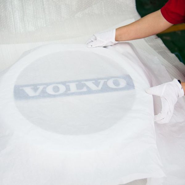 led backlit car logo and name for exhibition