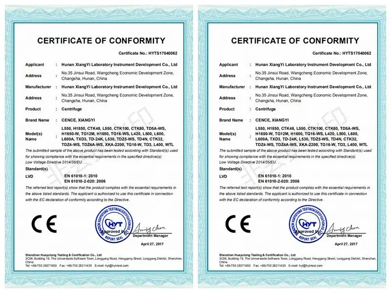 Basket Hematocrit Mini Refrigerated Blood Bank Tubular Separator Lad Oil PRP Decanter Centrifuge Machine