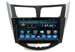 China Android 2 Din Radio System GPS Auto Navigation Verna Accent Solaris Car Video Audio Player on sale