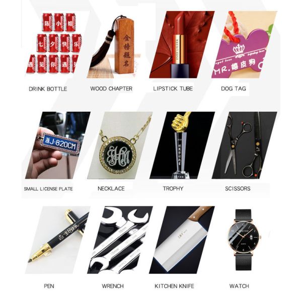 Low Price Laser Marker 20W 30W 50W CNC Yag Portable Mini Color Fiber Laser Marking Machine For Metal