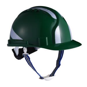 Wholesale Green Worker Construction Site Helmet ANSI Z89.1 High Density ABS Shell OEM from china suppliers