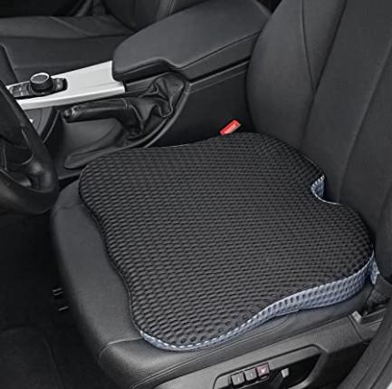 Quality Adjustable Straps Car Seat Support Cushion with Lumbar Support and Polyethylene Fiber Filling for sale