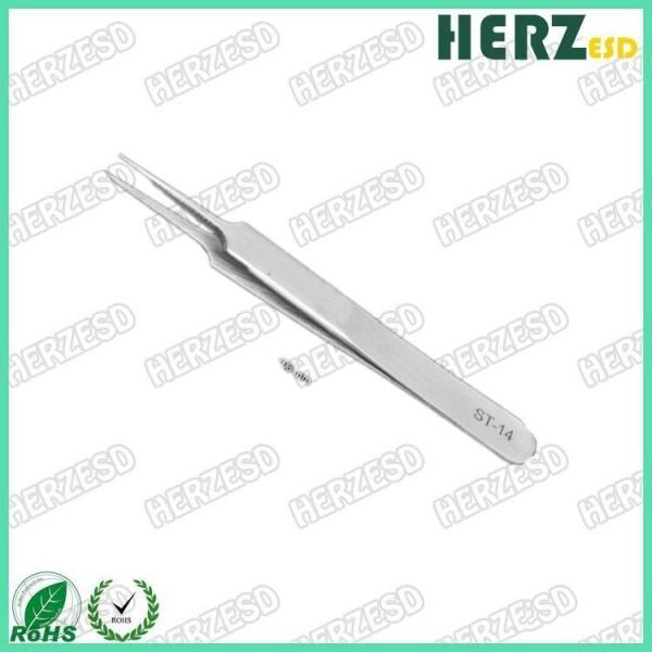 Quality No Rust Electrostatic Discharge Tools / Super Sharp Tweezers Length 110mm for sale