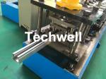 0-15m/min Cold Roll Forming Machine For Making Door Frame Guide , Shutter Door